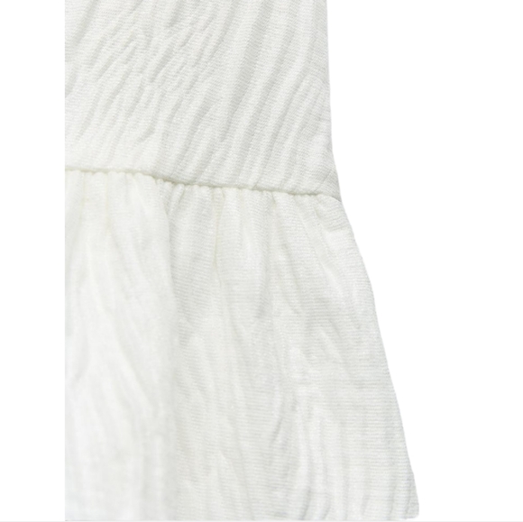Zara NWT White balloon skort size Medium - Picture 4 of 6